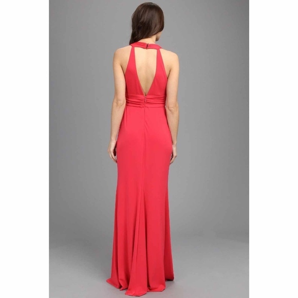 🆕 Nicole Miller Red Dress Sleeveless 4 - Picture 6 of 6